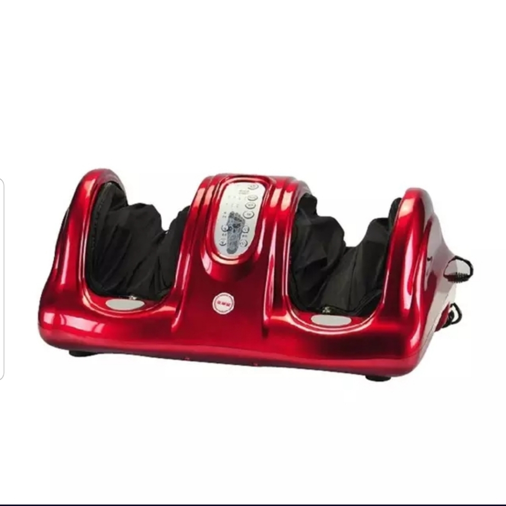 Shiatsu foot massager machine kneading and rolling leg calf
